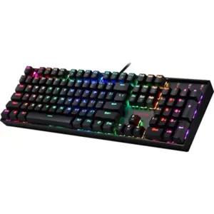 Redragon K551 RGB-1 MITRA Wired Mechanical Keyboard with Blue Switches - Black
