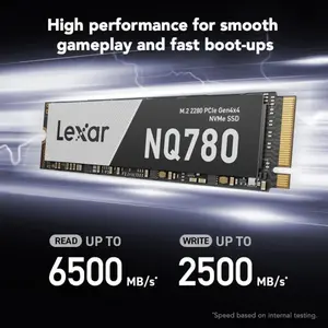 Lexar 1TB NQ780 SSD PCIe Gen4 NVMe M.2 2280 Internal SSD – Up To 6000MB/s, PS5 Compatible