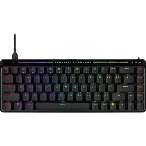 ASUS ROG Falchion Ace HFX 65% Gaming Keyboard - ROG HFX Magnetic Switches, 8000Hz Polling, Rapid Trigger, Gasket Mount, Tri-Mode, Touch Panel