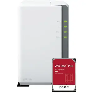 Synology DS223j 2-Bay NAS 4TB WD Red Plus Bundle Price in Pakistan