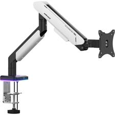 AndaSeat Stealth PRO II RGB 17”-42” Monitor Desk Mount, Black and White (AD-W-A9X-1S-BW)