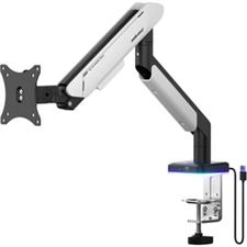 AndaSeat Stealth PRO II RGB 17”-42” Monitor Desk Mount, Black and White (AD-W-A9X-1S-BW)