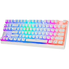 Modecom Volcano Lanparty RGB Mechanical Gaming Keyboard – Full-Size, Backlit RGB, White