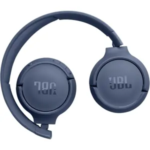 JBL Tune 520BT Wireless On-Ear Headphones, JBL Pure Bass Sound, Bluetooth 5.3 and Hands-Free Calls - Blue