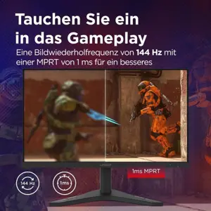 Lenovo Legion R24s 23.8" Gaming Monitor - IPS FHD 144Hz 1ms MPRT HDR10 for PC & Console Gaming