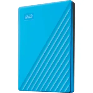 WD My Passport External Hard Drive 2TB – USB 3.2 Gen 1, 256-Bit AES Hardware Encryption, Sky