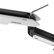 AndaSeat Stealth PRO II RGB 17”-42” Monitor Desk Mount, Black and White (AD-W-A9X-1S-BW)