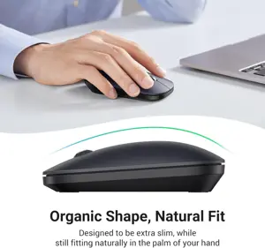 UGREEN 90372 Wireless Mouse 2.4G Slim Portable (Black) 4000 DPI