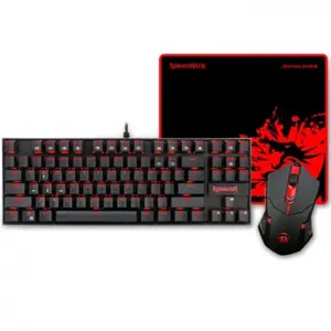 Redragon K552-BA-2 Keyboard, M601 Mouse, P001 XL Mousepad Combo Set 3 in 1