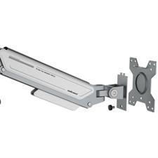 AndaSeat STEALTH II A6D Ergonomic Single Monitor Arm, Silver White, AD-W-A6D-1S-FW, Gas Spring With Adjustable Stiffness