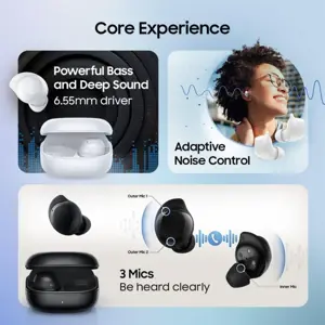 Samsung Galaxy Buds Core True Wireless Earbuds, Active Noise Cancellation, White
