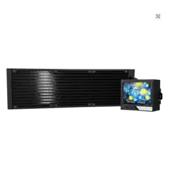 Thermalright Mjolnir Vision X 360 AIO Liquid CPU Cooler with 3.5″ LCD Screen – Black