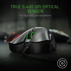 Razer DeathAdder Essential Wired Gaming Mouse - Black