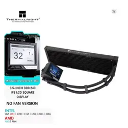 Thermalright Mjolnir Vision X 360 AIO Liquid CPU Cooler with 3.5″ LCD Screen – Black