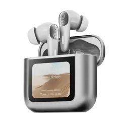 Zero Display Earbuds - Metallic White