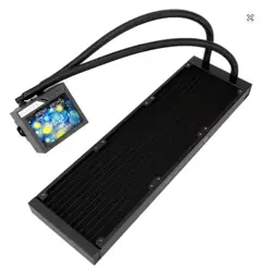 Thermalright Mjolnir Vision X 360 AIO Liquid CPU Cooler with 3.5″ LCD Screen – Black