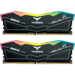 TeamGroup T-Force Delta RGB 64GB (2x32GB) DDR5 6000MHz CL38 Desktop Gaming RAM Kit
