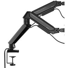 AndaSeat STEALTH II DUO A6D-2S Ergonomic Monitor Arm, Black, AD-W-A6D-2S-BB