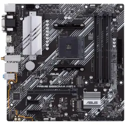 Asus Prime B550M-A Wifi II AM4 AMD Micro-ATX Motherboard – DDR4, WiFi 6, PCIe 4.0