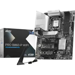 MSI PRO B860-P WiFi ATX Motherboard – LGA1851, DDR5, PCIe 5.0, WiFi 7, Thunderbolt 4