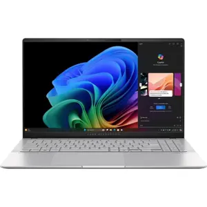 ASUS Vivobook S 15 K5507QA-MA048W Laptop Snapdragon X Plus X1P 16GB 1TB SSD 15.6" 3K OLED Windows 11 Snapdragon AI Laptop Cool Silver