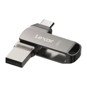 Lexar JumpDrive E32c 256GB USB 3.2 Gen 1 Type-C OTG Flash Drive – Dual USB-C & USB-A High-Speed Metal USB Drive