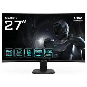 Gigabyte GS27FC2 27" Curved Gaming Monitor FHD 240Hz 1ms VA HDR10 – AMD FreeSync Premium