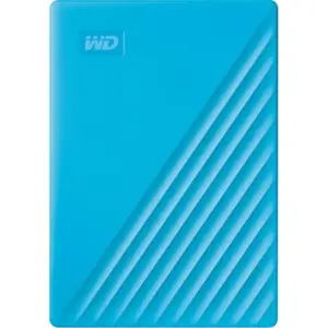WD My Passport External Hard Drive 2TB – USB 3.2 Gen 1, 256-Bit AES Hardware Encryption, Sky