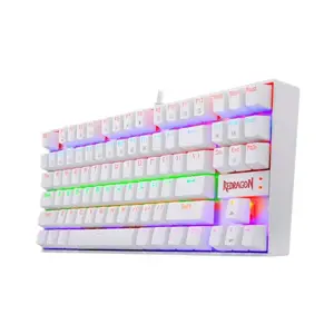 Redragon K552W KUMARA RGB Mechanical Gaming Keyboard - White