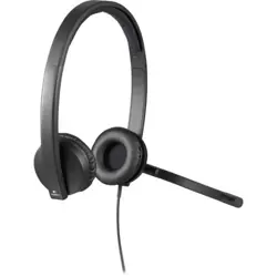 Logitech H570E USB Wired USB Stereo Headset - Noise-Cancelling Microphone - Designed For Business