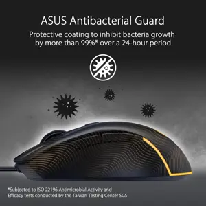ASUS TUF Gaming M3 Gen II P309 Lightweight Wired Gaming Mouse – 8000 DPI Optical Sensor, 59g Ultra-Light, 6 Programmable Buttons, IP56 Protection, Aura Sync RGB