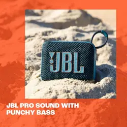 JBL GO 4 Ultra-Portable, Waterproof and Dustproof Bluetooth Speaker | Blue 