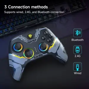 EasySMX X15 RGB Controller, Hall Trigger, Hall Joystick, 1000Hz Polling