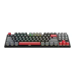 Bloody S310N RGB BLMS Mechanical Gaming Keyboard, Red Plus Switch, Linear, Energy Red Black