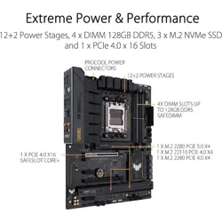 ASUS TUF Gaming B650-Plus WiFi AMD B650 AM5 ATX Motherboard – DDR5, PCIe 5.0, 14+2 Power Stages, WiFi 6, USB4, Aura Sync
