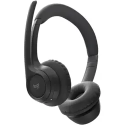 Logitech ZONE 300 Wireless Bluetooth Headset Noise-canceling Mics | Midnight Black