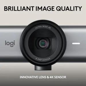 Logitech MX BRIO 705 For Business - Premium 4K Webcam, AI-Powered Image Enhancement, RightLight 5
