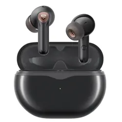 SoundPEATS Air 4 Pro Noise Cancelling Wireless Earbuds - Black