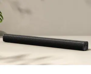 Xiaomi Soundbar 2.0ch, 2x15W Full-Range Racetrack Speakers, Bluetooth 5.3, SPDIF Optical and AUX Ports, One-Piece Metal Mesh Cover, Black