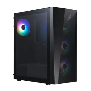 XPG Lander 500 MTA Mid-Tower ATX Case Black – 180° Rotate ARGB Gaming Chassis