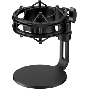 HyperX QuadCast 2 USB Microphone - Black, Gaming & Streaming Mic, On-Board Controls, RGB, Shock Mount, USB-C