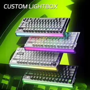 ATTACK SHARK R85 HE Rapid Trigger Keyboard – 75% Wired 8KHz Magnetic Switch Gaming Keyboard, Custom RGB