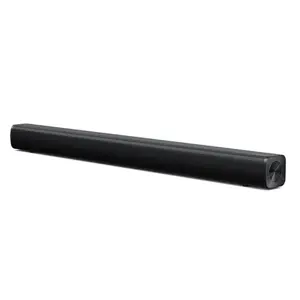 Xiaomi Soundbar 2.0ch, 2x15W Full-Range Racetrack Speakers, Bluetooth 5.3, SPDIF Optical and AUX Ports, One-Piece Metal Mesh Cover, Black