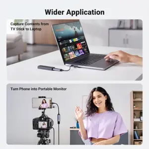 UGREEN 40189 Video Capture Card 4K HDMI, Video and Audio Recording