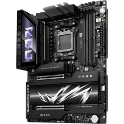 Asus ROG Crosshair X870E Hero DDR5 AMD AM5 ATX Motherboard – PCIe 5.0, WiFi 7, USB4, 5-inch LCD
