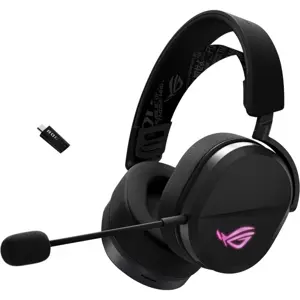 ASUS ROG Pelta Wireless Gaming Headset - BT/SpeedNova 2.4GHz Dual Mode, 50mm Drivers, 70H Battery, 309g Lightweight, RGB, PS5/PC/Switch