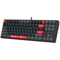Bloody AT87 ALPHA Optical Switch Keyboard, 7 RGB Backlit Effects