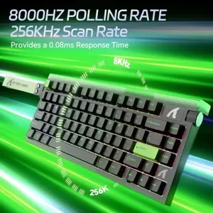 ATTACK SHARK R85 HE Rapid Trigger Keyboard – 75% Wired 8KHz Magnetic Switch Gaming Keyboard, Custom RGB