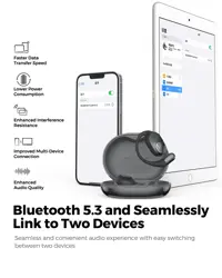 SoundPEATS Gofree 2+ Sports Bluetooth Headphones