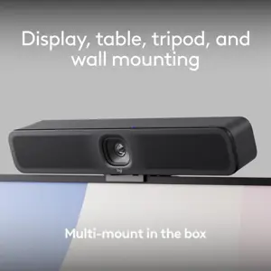 Logitech MeetUp 2 All-in-One USB Conference Room Camera with AI Features